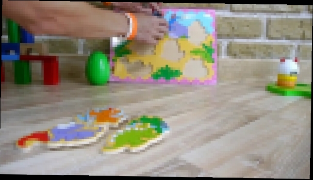 Мультфильм про динозавров. Игрушки для детей. Машинки и Динозавры 