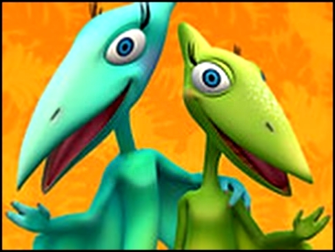Cartoon Dinosaur Train: Dinosaurs Flying  /   Мультики Поезд Динозавров:  Полет Динозавров 