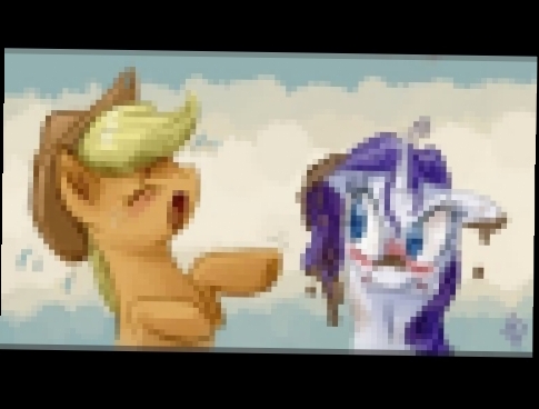 Мой маленький пони смотреть Эпплджек против Рарити новая серия My little pony Applejack vs rarity 