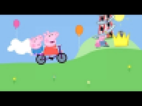 Свинка Пеппа - Игра Свинка Пеппа на Велосипеде 