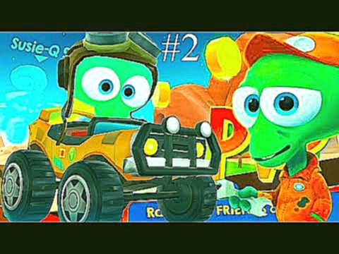Игровой мультик для детей про машинки Гонки с инопланетянином Big Bang Racing#3 Race with the alien 