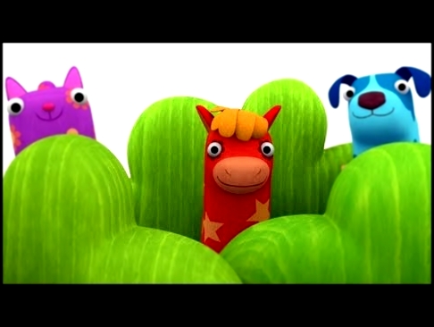 Деревяшки - Прятки - Серия 7 - Развивающий мультфильм для самых маленьких 