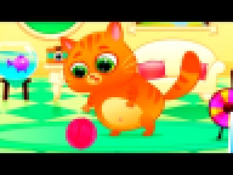 Бубу котик. Смотреть онлайн мультик игра для детей. Мой виртуальный питомец. Мультфильм котенок Бубу 