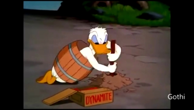 Donald Duck cartoons angry 