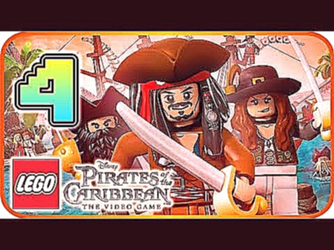 LEGO Pirates of the Caribbean Walkthrough Part 4 PS3, X360, Wii Smuggler's Den - No Commentary 