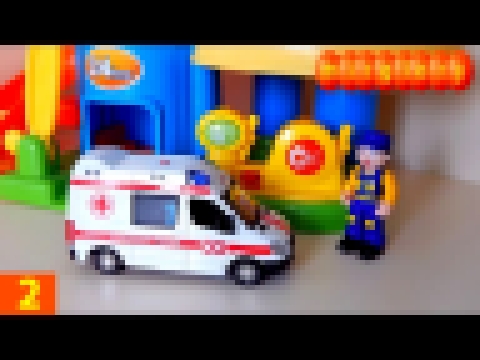 Машинки мультфильм - Город машинок - 2 серия: Автомойка машин, автосервис. Развивающие мультики 