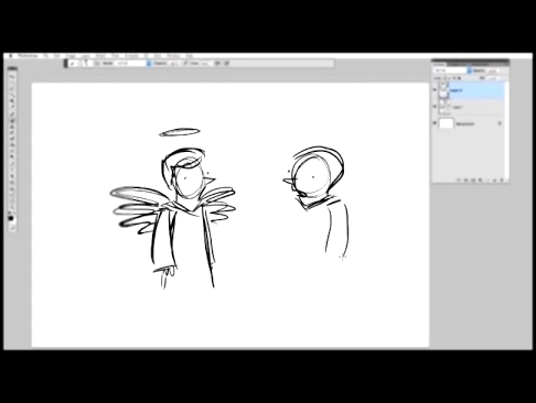 Andertoons.com Fast on the Draw - Angel Cartoon 