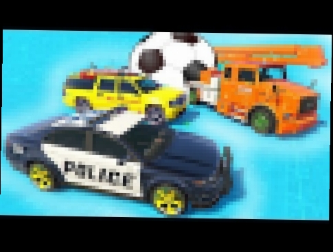 Полицейские Машины Спортивные и Джипы Мультики про Машинки для Детей - ГТА 5 гонки 