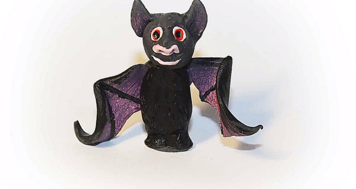Граф Дракула - летучая мышь Монстры на каникулах ☆Полимерная глина☆ // Polymer clay Drakula bat 