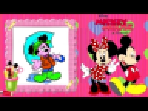 Mickey Mouse Микки Маус Раскраска 
