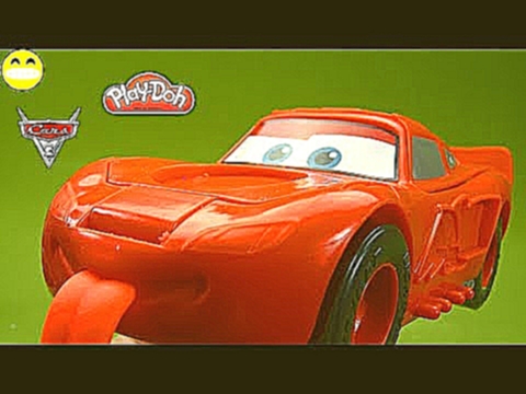 Disney Pixar Cars 3 Lightning Mcqueen Long Play-Doh Tongue! Florida 500 Speedway Jackson Storm 