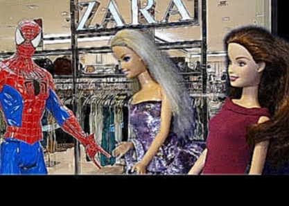 Кукла Барби мультик Тереза Спайдермен Чудовище украло сумку в Барби 4 серия Barbie doll cartoon 