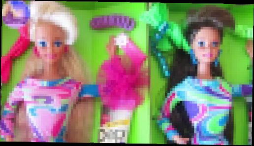 Barbie Totally Hair 1991 куклы барби с длинными волосами сравнение брюнетка и блондинка Тоталли Хаир 