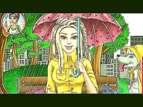 Барби Игры—Барби Дисней принцесса осенняя простуда—Онлайн Видео Игры Для Детей Мультифильм 2015 