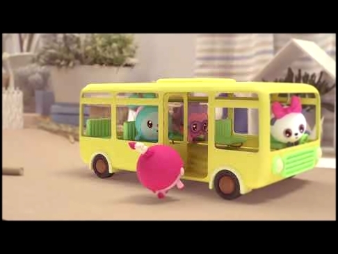 Малышарики - Новые серии - «Колеса у автобуса крутятся» - Развивающие мультики для самых маленьких 
