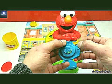 Играть Doh Elmo  Спин Улица Сезам Узнайте Форма пластилин 