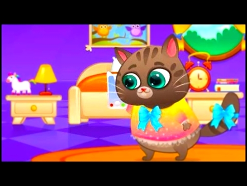 Котик Бубу игра мультик про кота Котофея Котенок Бубу делает ремонт квартиры 