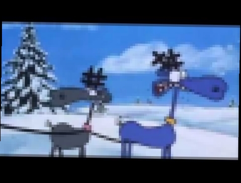 Новогодний мультфильм про деда мороза и пьяного оленя Lava Lava очень смешной мультик 
