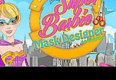 NEW Игры для детей—Disney Принцесса Супер Барби дизайнерская маска—мультик для девочек 