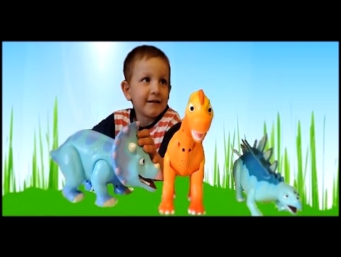 Говорящие между собой динозавры,интерактивные игрушки из мультика Поезд Динозавров от Tomy для детей 
