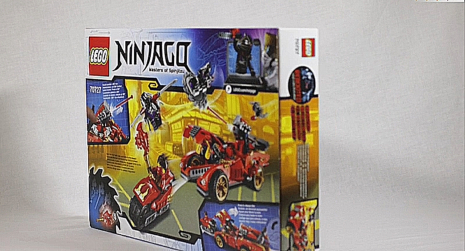 Конструктор Лего Ниндзяго Lego Ninjago Ниндзя-перехватчик Х-1 70727  