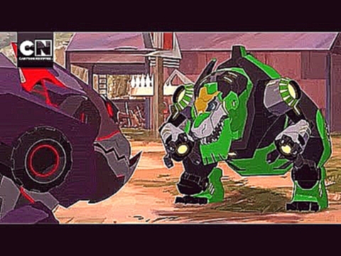 Grimlock vs Underbite I Transformers: Robots In Disguise I Cartoon Network 