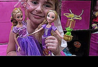 Рапунцель запускает фонарики, новые куклы БАРБЫ, обзор кукол, Rapunzel , BARBIE dolls 