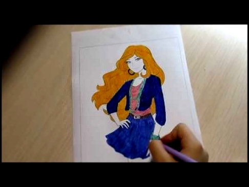 БАРБИ раскраска мультик/ Barbie coloring pages 