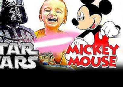 Star Wars, Звёздные Войны. Сюрпризы и наклейки Микки Маус. Mickey Mouse. Disney. 