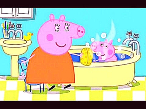 Peppa Pig Bathroom Свинка Пеппа все серии подряд игр мультфильма Свинка Пеппа Peppa Pig Children TV 