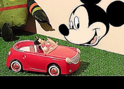 Развивающий мультик  Микки Маус и его машина. Micky Mouse car 