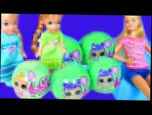 LOL Surprise Little Sisters Мультик Барби #КУКЛЫ ЛОЛ Barbie Baby Sitter Twins Elsa and Anna Toddlers 