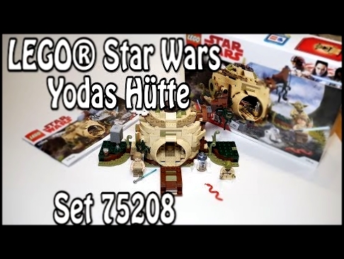 Test LEGO Yodas Hütte Star Wars Set 75208 Review deutsch 