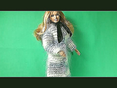 Урок вязания пальто из мохера для Барби. Часть 2. Мастер-класс. 