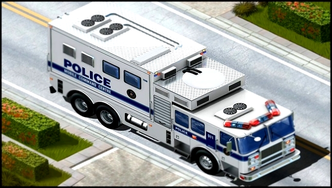 Мультфильм Полицейские Машины и Мобильный Участок на колёсах. Мультики про Машинки. Police Cars 