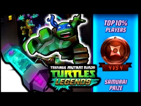 SAMURAI Rank TOP 10% battles TMNT Legends Gameplay 