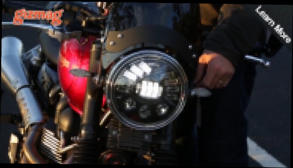  Смарт фара мотоцикла которая освещает путь по углам 
