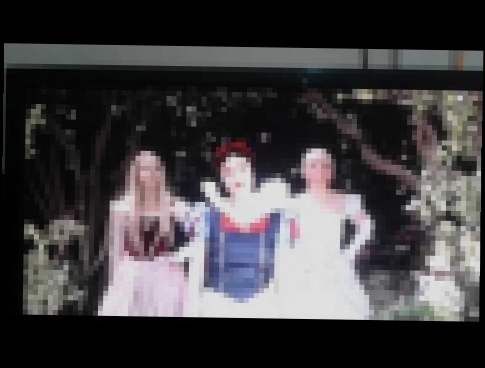 Elsa and snow white is fighting in this video 