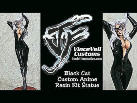 Black Cat Custom Anime Resin Kit Statue 