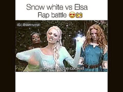 SNOW WHITE VS ELSA RAP BATTLE 