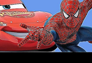 Тачки Молния Маквин Железный Человек с Человек Паук Автомобили для Детей с Веселой Музыкой 