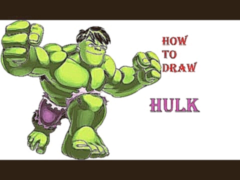 How To Draw Cartoon Hulk 