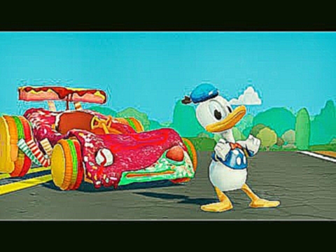 Мультик игра для детей Дональд Дак спасение СЛОНИКА и машинки ТАЧКИ Дисней Disney Pixar Cars 