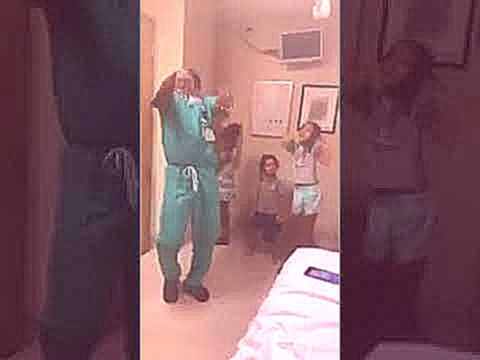 Dr Chima Mathew Calming Down His Patients Siblings By Dancing 