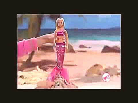 303 Мультик Барби   Русалка меняющая цвет волос в воде 
