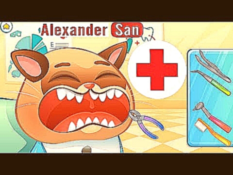 КОТЕНОК БУБУ #11 / Котик заболел. Лечим кота / мультик игра для детей #AlexanderSan 
