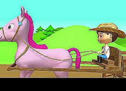 Детская песенка про лошадку  Мультфильм для малышей  Пони, пони 