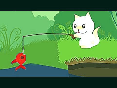 КОТЕНОК РЫБОЛОВ #1 мультик игра про симулятор маленького котика, который ловит рыбку #пурумчата 