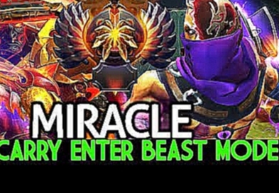 MIRACLE Anti Mage &amp; Ember Spirit Beast Mode Destroy Alliance Dota 2 