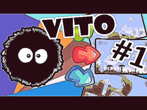 Черный шарик VITO в поисках своей собачки Игровой мультик для детей 